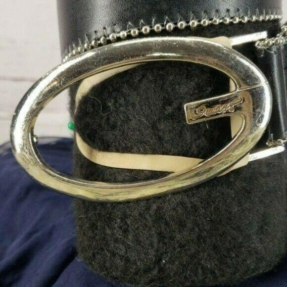 Guess Style #957036 Black‎ With Silver Belt - Picture 3 of 8